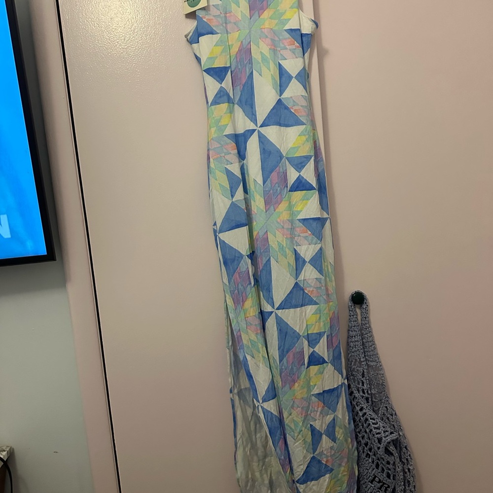 Mara Hoffman Multicolor Geometric cover up Dress